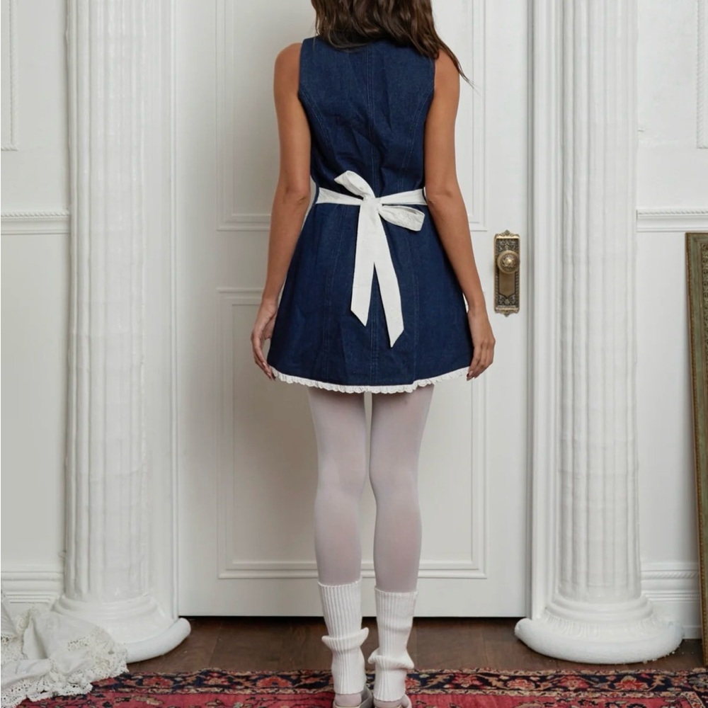 Fait Par Foutch ADRIENNA DRESS - DENIM - Picture 4 of 5